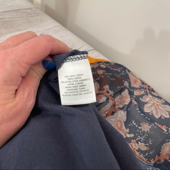 Anthropologie Akemi + Kin Boho Floral Tunic - Picture 12 of 12